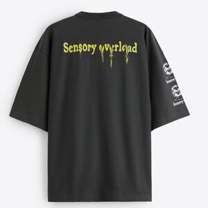 Zara Sensory overload t shirt